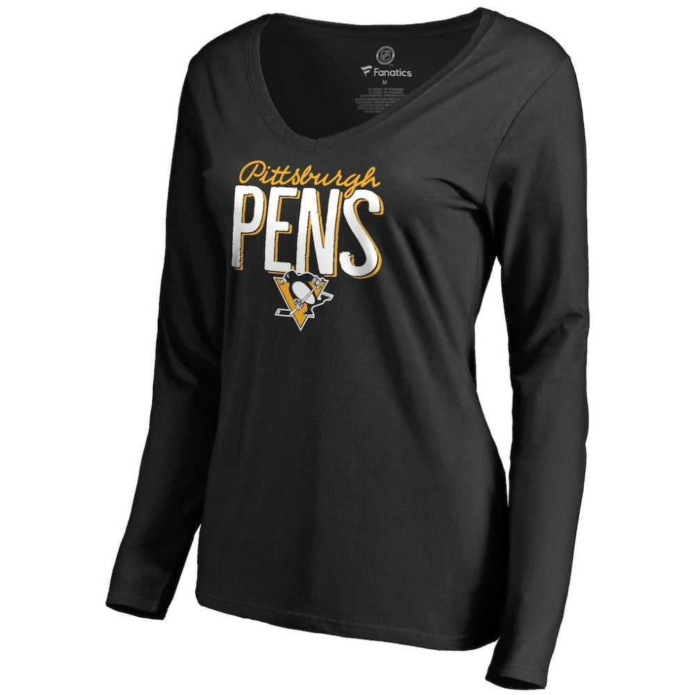 Pittsburgh Penguins Women's Nostalgia Long Sleeve T-Shirt