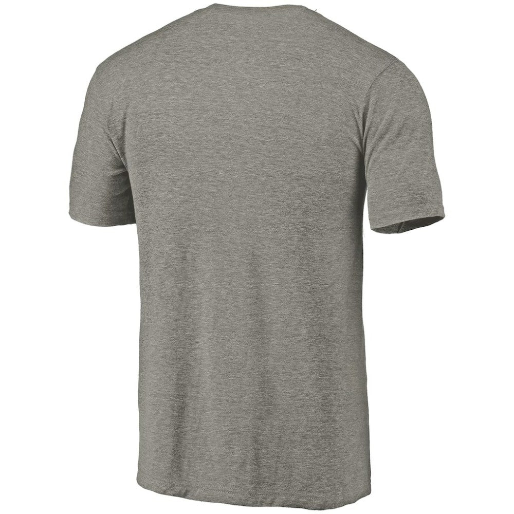Atlanta Braves Distressed Team 2 Tri-Blend T-Shirt - Ash