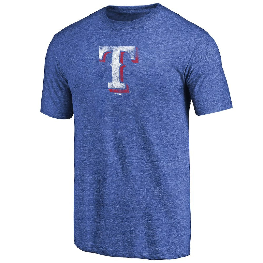 Texas Rangers Distressed Team 2 Tri-Blend T-Shirt - Royal