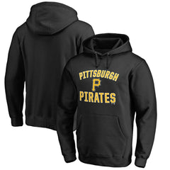Pittsburgh Pirates Victory Arch Pullover Hoodie - Black