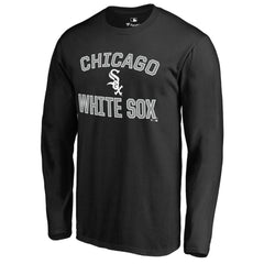 Chicago White Sox Victory Arch Long Sleeve T-Shirt - Black