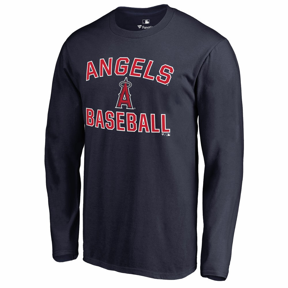 Los Angeles Angels Victory Arch Long Sleeve T-Shirt - Navy