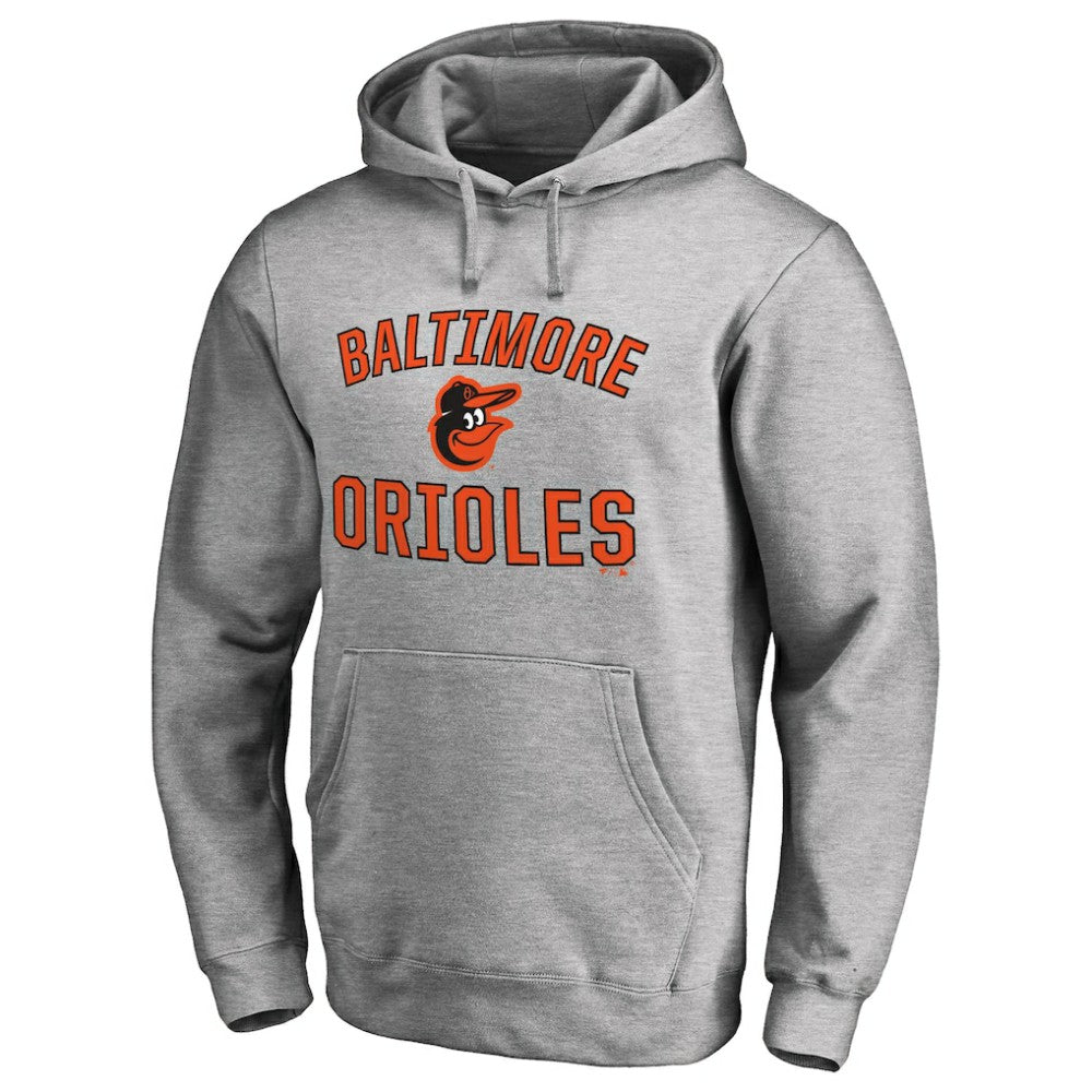 Baltimore Orioles Victory Arch Pullover Hoodie - Ash