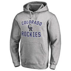 Colorado Rockies Victory Arch Pullover Hoodie - Ash
