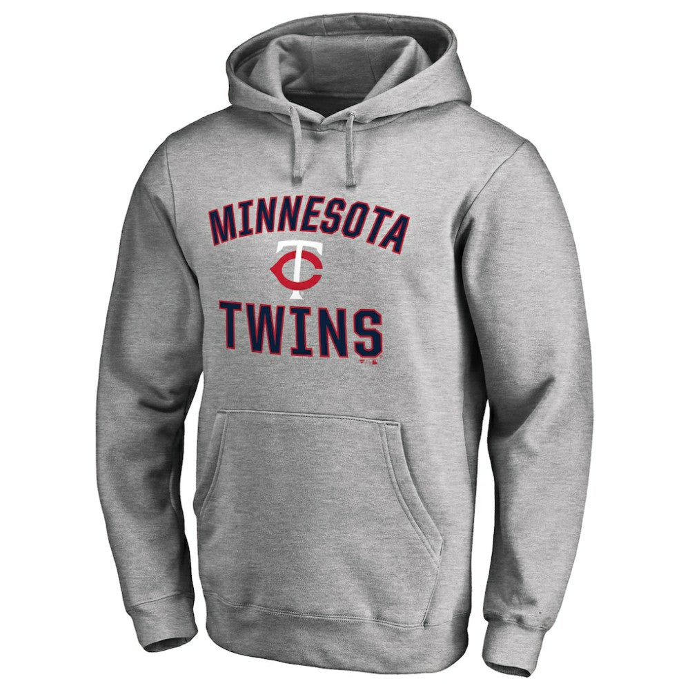 Minnesota Twins Victory Arch Pullover Hoodie - Ash
