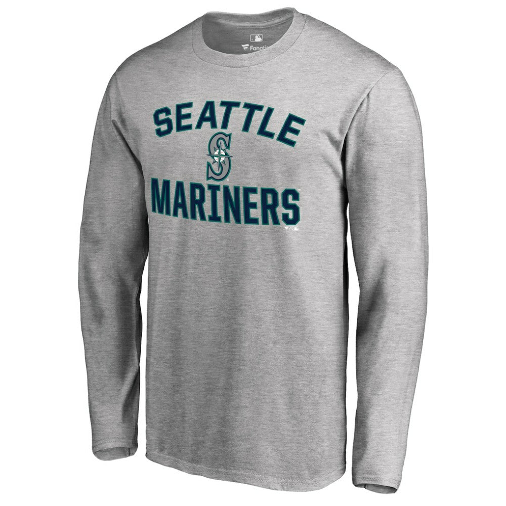 Seattle Mariners Victory Arch Long Sleeve T-Shirt - Ash