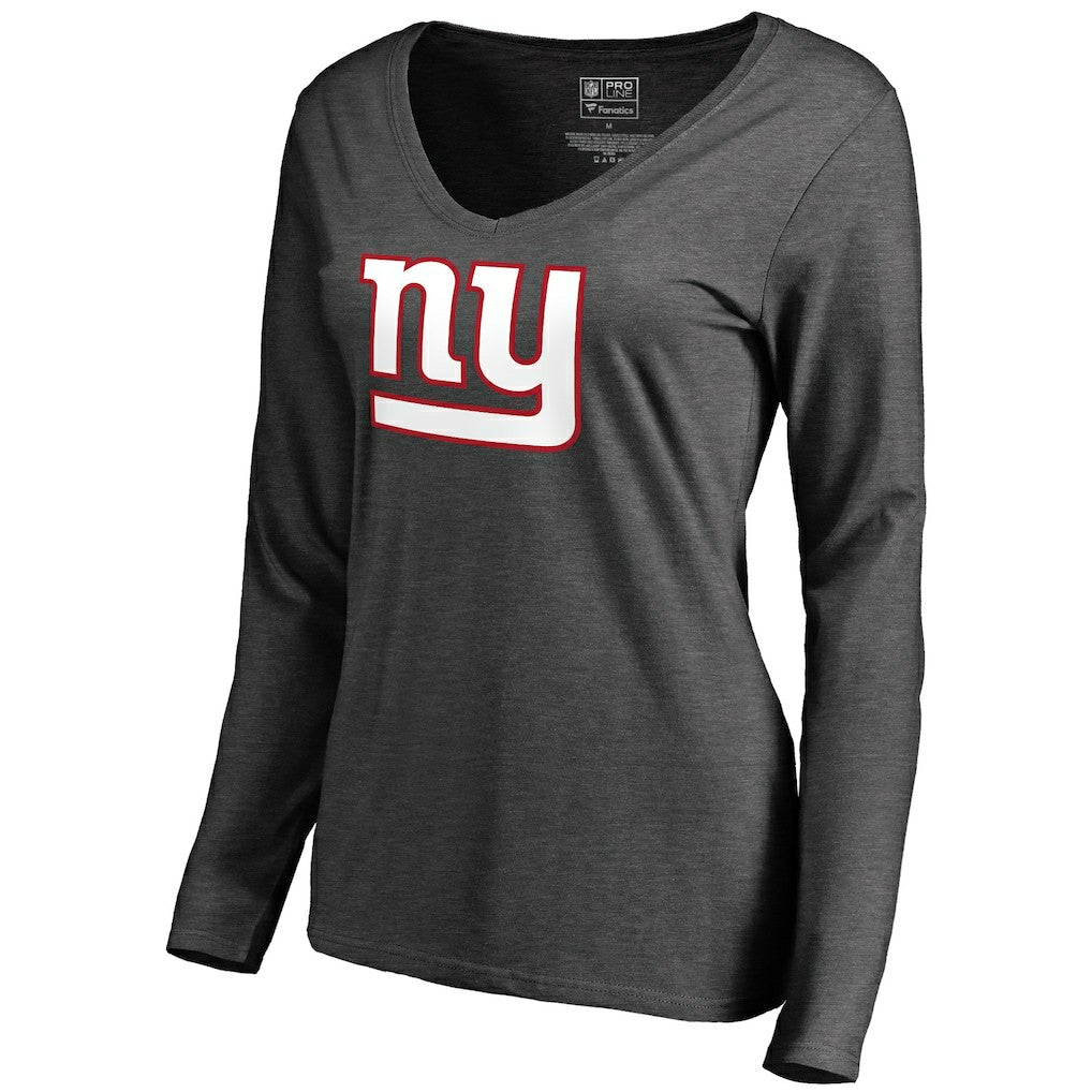 NFL New York Giants Women's Team Logo Long Sleeve T-Shirt