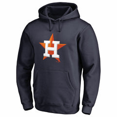 Houston Astros Official Logo Fitted Pullover Hoodie - Navy