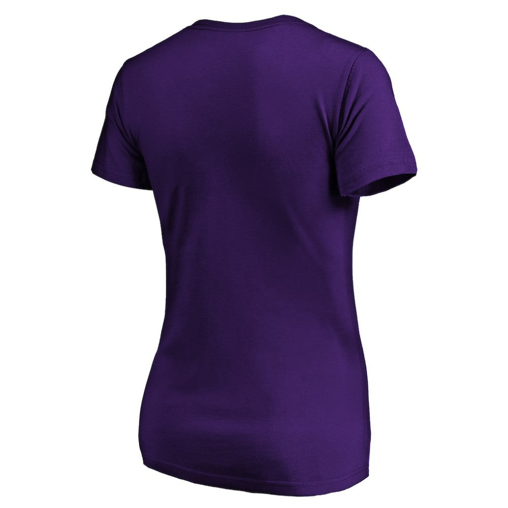 Colorado Rockies Women's Secondary Color Primary Logo T-Shirt - Purple
