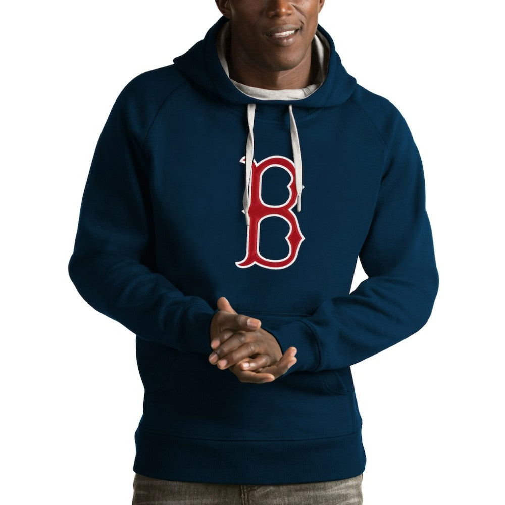 Boston Red Sox Antigua Victory Pullover Hoodie - Navy