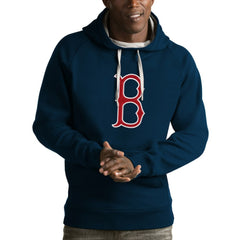 Boston Red Sox Antigua Victory Pullover Hoodie - Navy