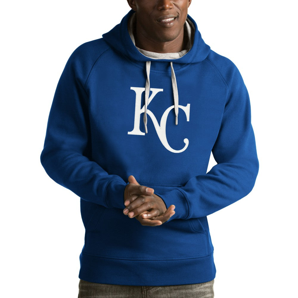 Kansas City Royals Antigua Victory Pullover Hoodie - Royal