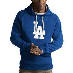 Los Angeles Dodgers Antigua Victory Pullover Hoodie - Royal