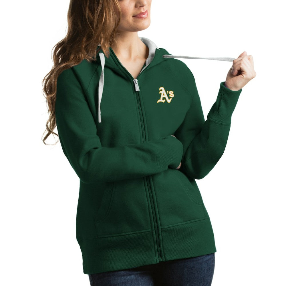 Athletics Antigua Women's Victory Full-Zip Hoodie - Green