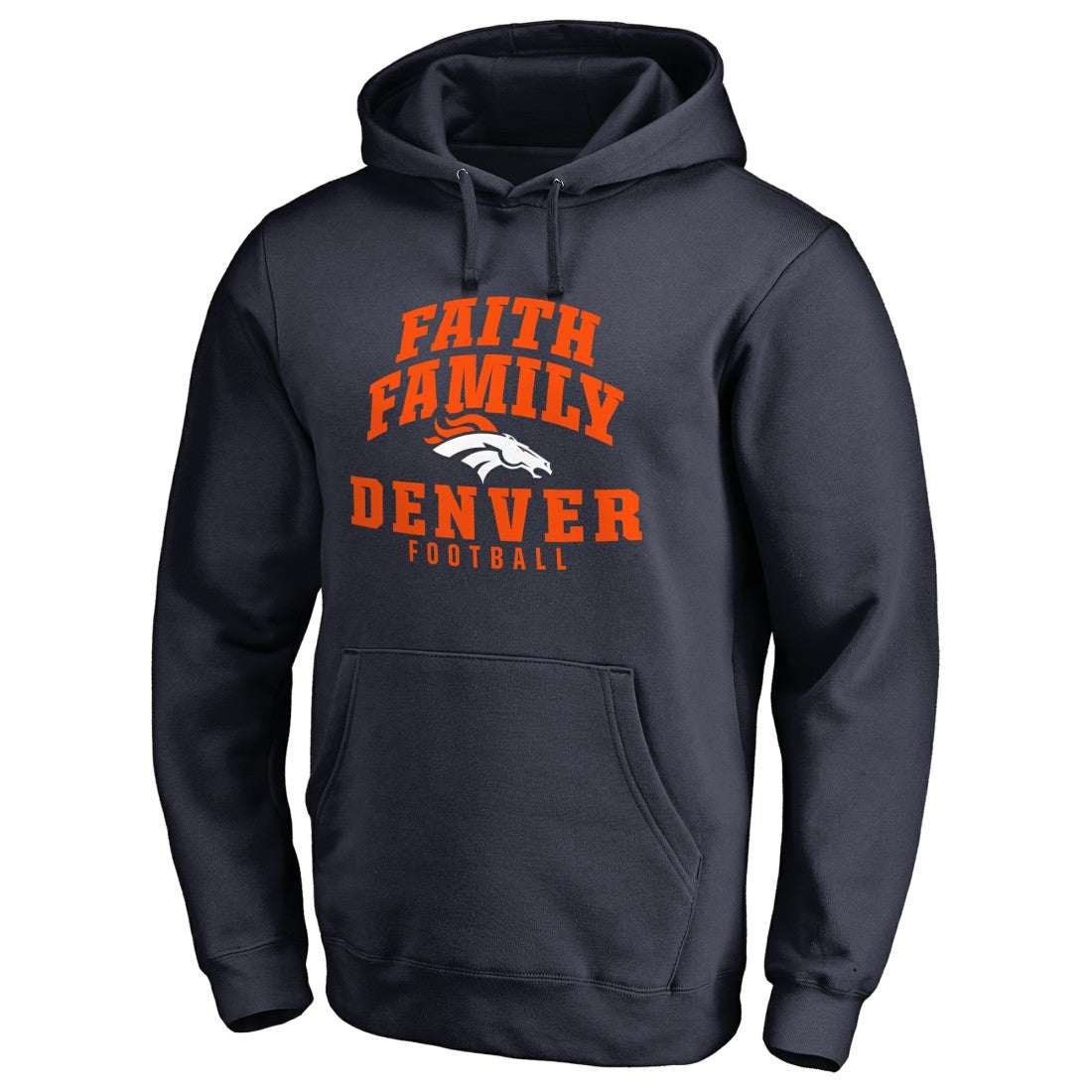 NFL Denver Broncos Faith Family Pullover Hoodie