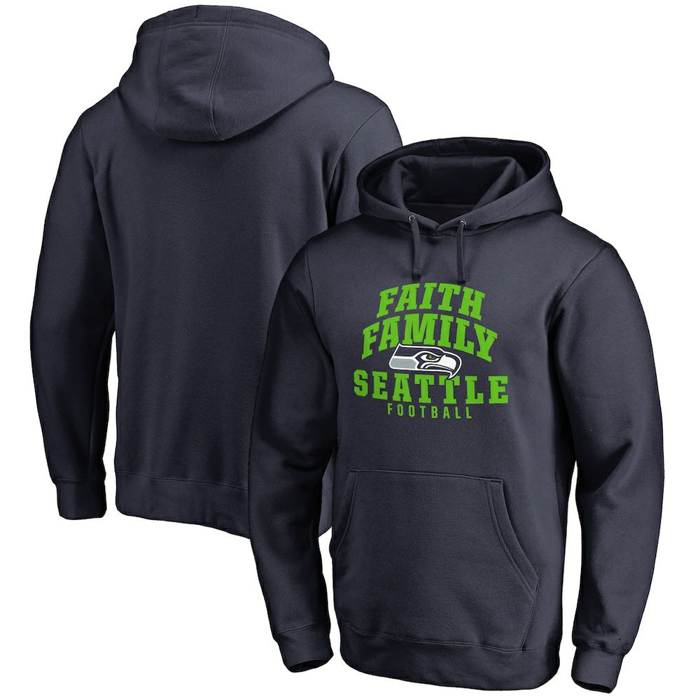 NFL Seattle Seahawks Faith Family Pullover Hoodie