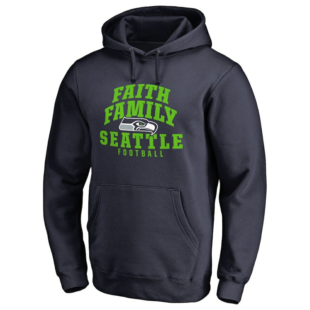 NFL Seattle Seahawks Faith Family Pullover Hoodie