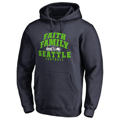NFL Seattle Seahawks Faith Family Pullover Hoodie