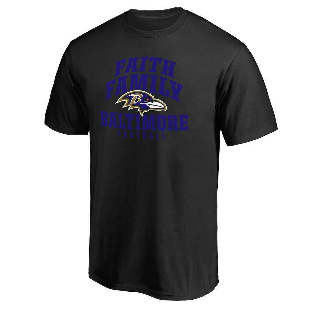 NFL Baltimore Ravens Faith Family T-Shirt