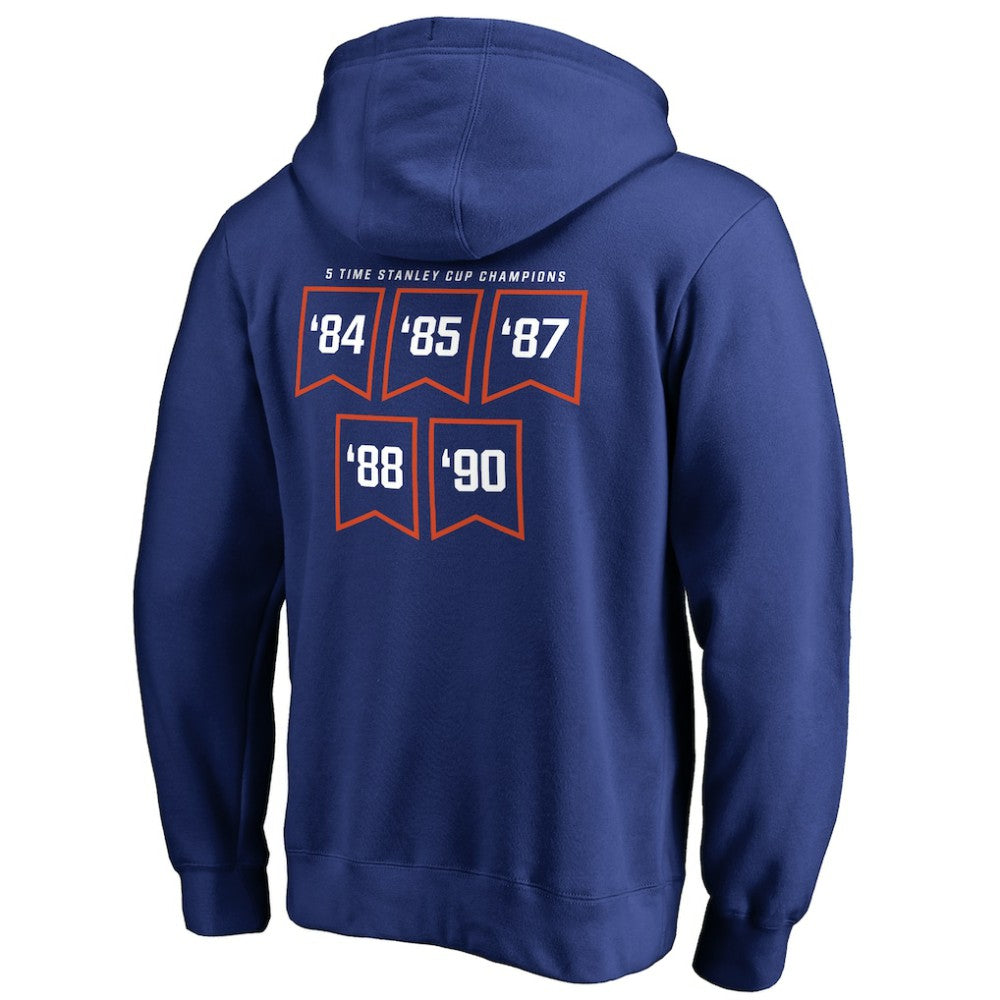Edmonton Oilers Raise the Banner Pullover Hoodie