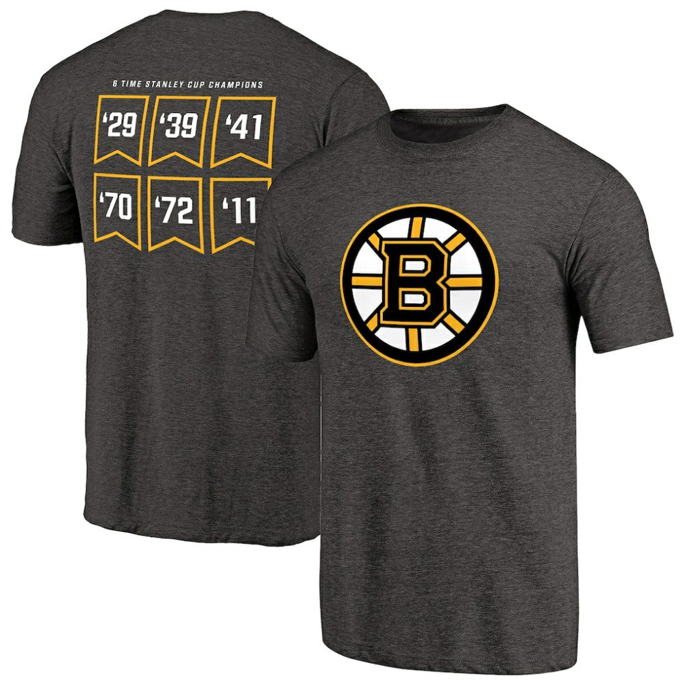 Boston Bruins Raise the Banner Tri-Blend T-Shirt