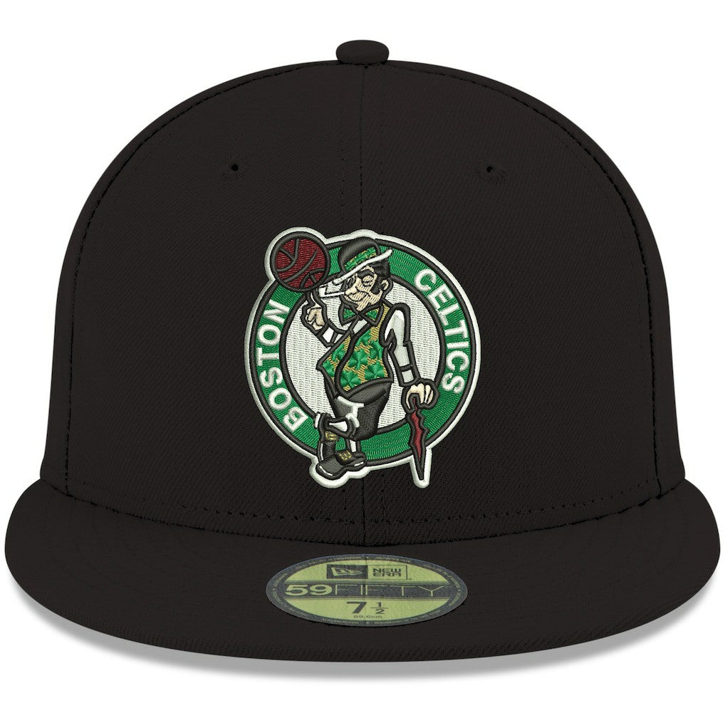Boston Celtics Team Color 59FIFTY Fitted Hat - Black | New Era for sale