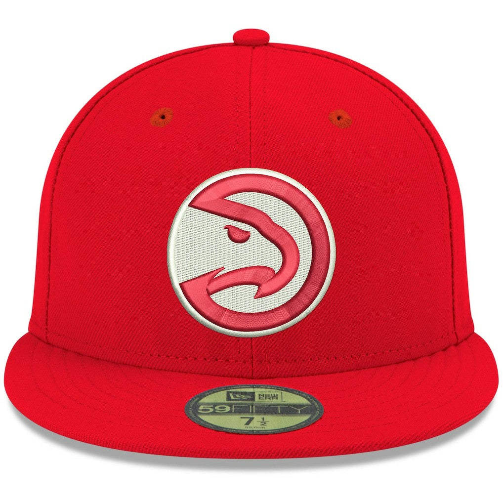 Atlanta Hawks Team Color 59FIFTY Fitted Hat - Red | New Era cheap