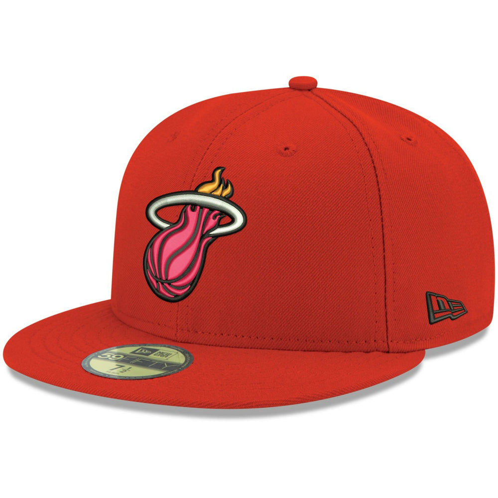 Miami Heat Team Color 59FIFTY Fitted Hat - Red | New Era outlet