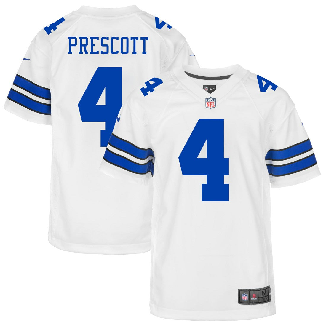 NFL Dallas Cowboys Dak Prescott  Youth Game Jersey