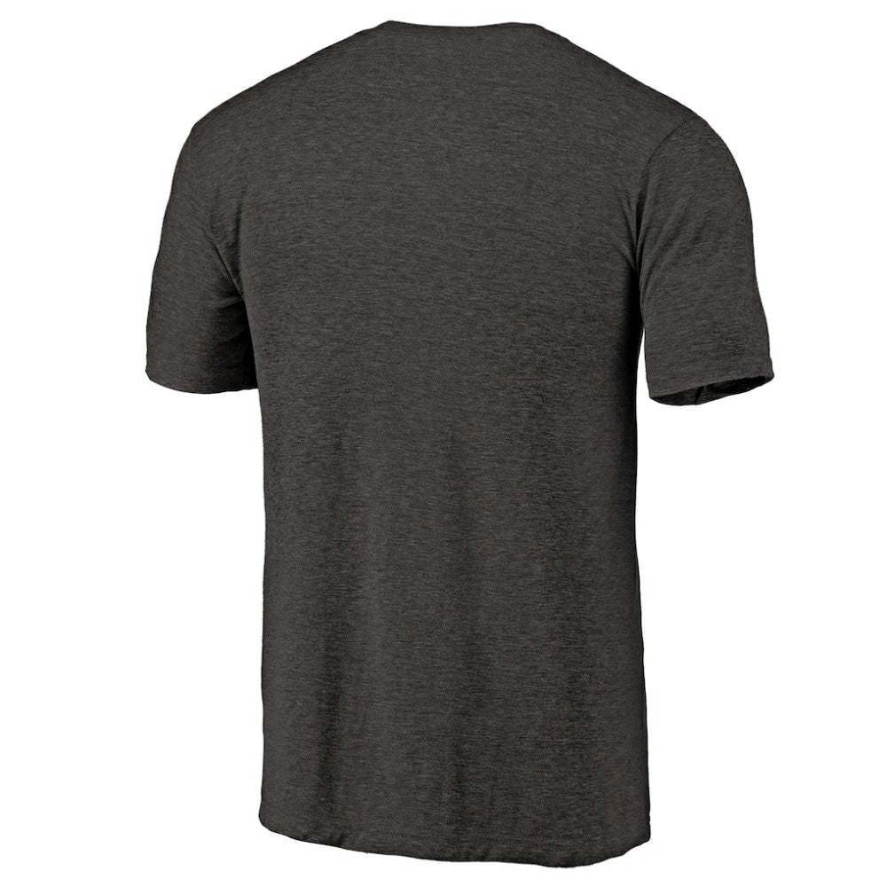Calgary Flames Distressed Team Primary Logo Tri-Blend T-Shirt