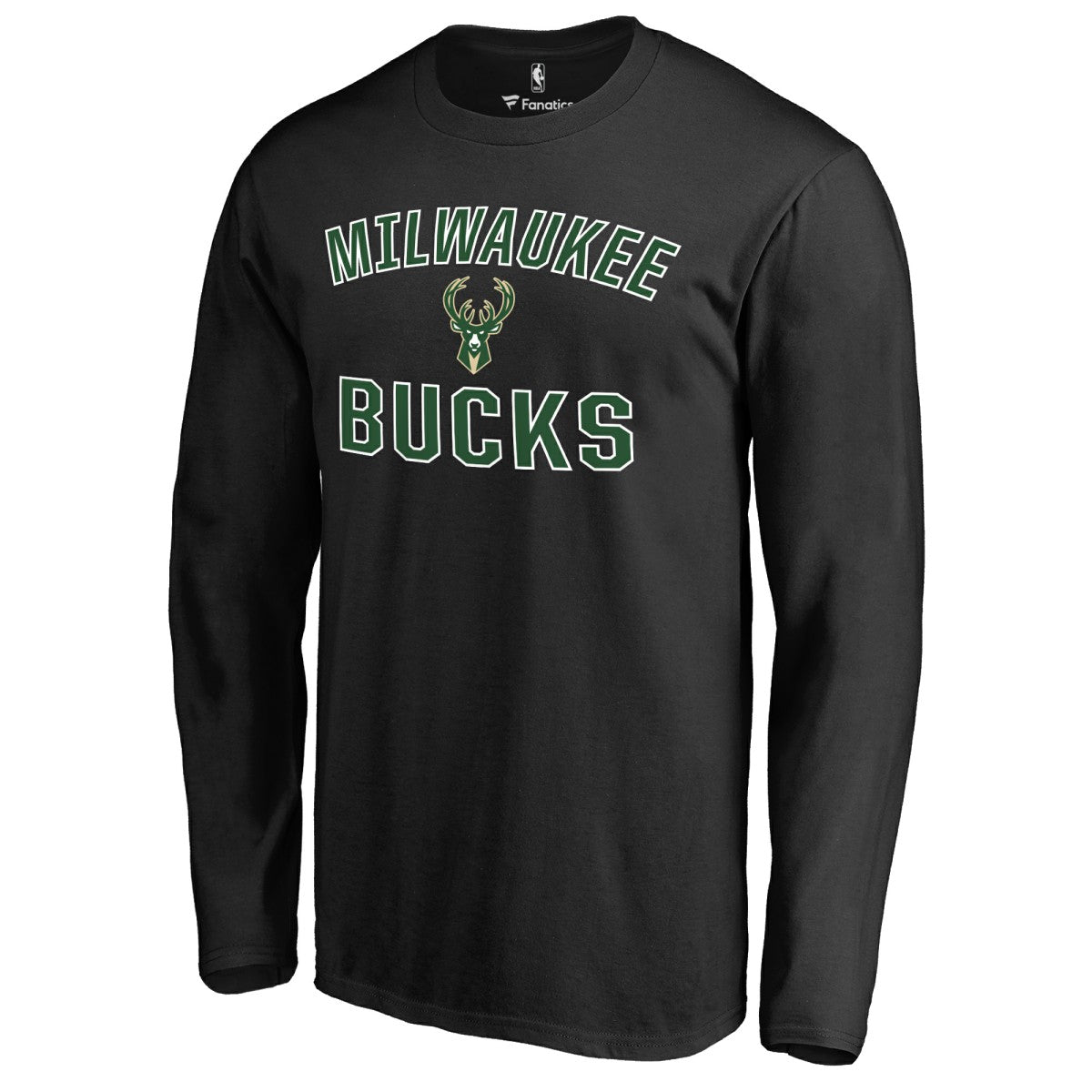 Milwaukee Bucks Victory Arch Long Sleeve T-Shirt - Black sale