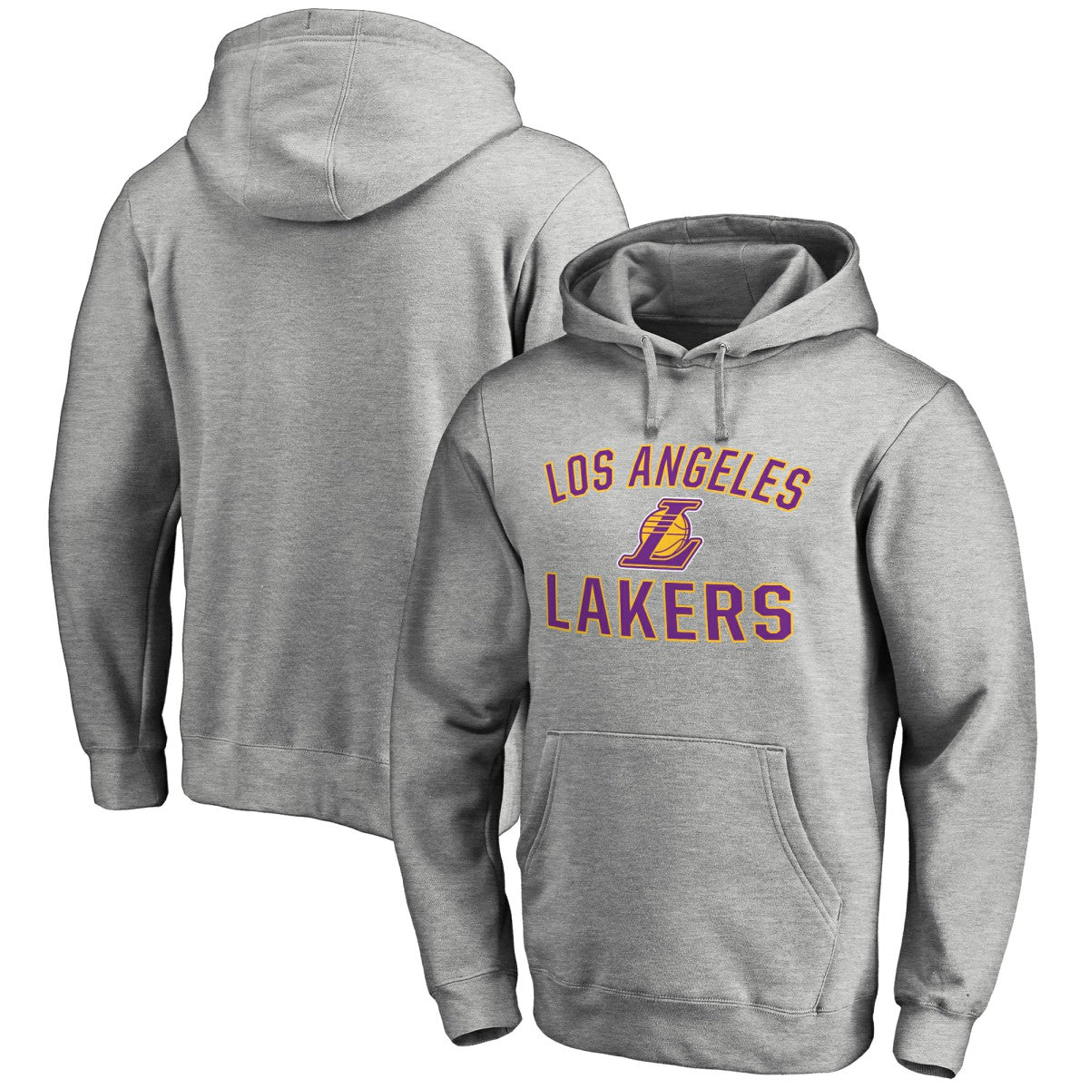 Los Angeles Lakers Victory Arch Pullover Hoodie - Ash for sale