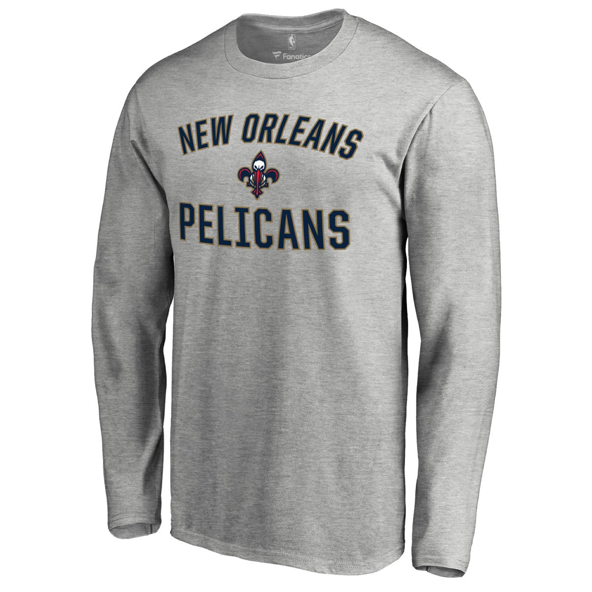 New Orleans Pelicans Victory Arch Long Sleeve T-Shirt - Ash shop