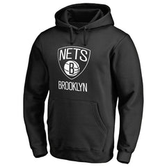 Brooklyn Nets Primary Logo Pullover Hoodie - Black discount