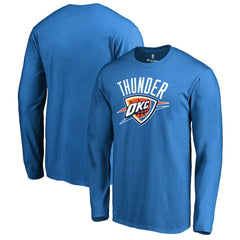 Oklahoma City Thunder Primary Logo Long Sleeve T-Shirt - Blue cheap