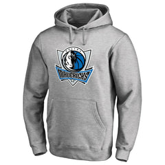 Dallas Mavericks Primary Logo Pullover Hoodie sale - Heather Gray for sale