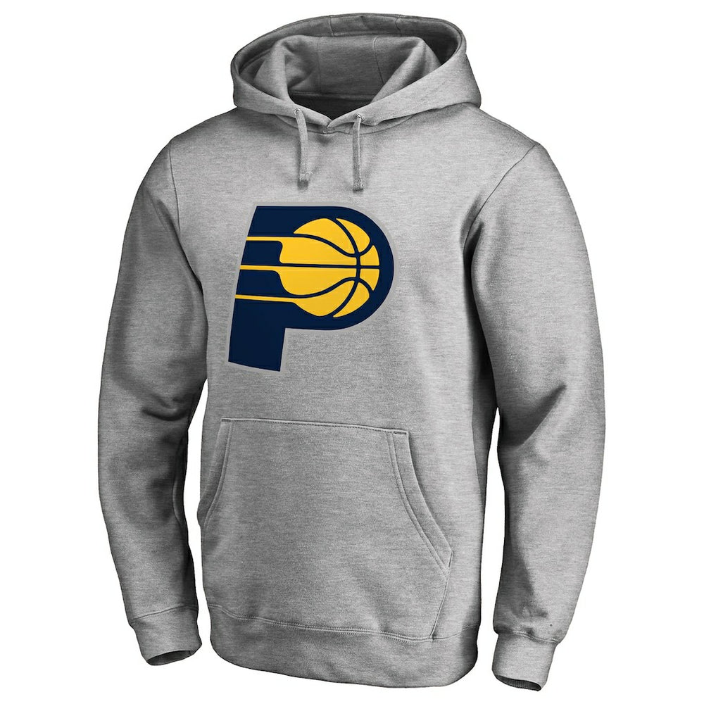Indiana Pacers Primary Logo Pullover Hoodie - Heather Gray shop