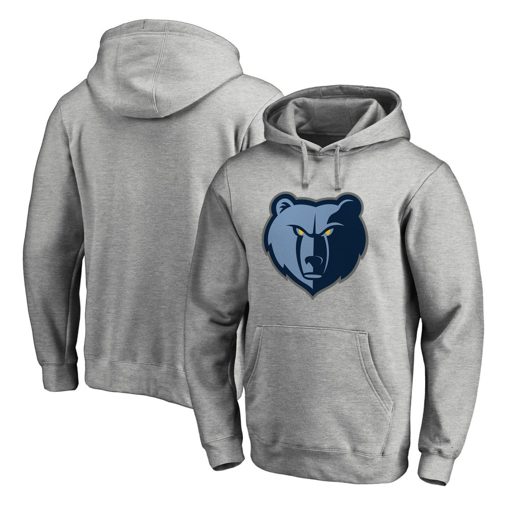 Memphis Grizzlies Primary Logo II Pullover Hoodie - Heathered Gray discount