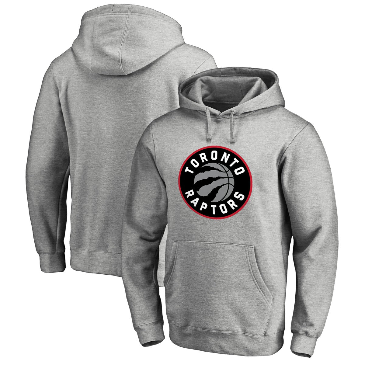 Toronto Raptors Primary Logo Pullover Hoodie - Heather Gray discount