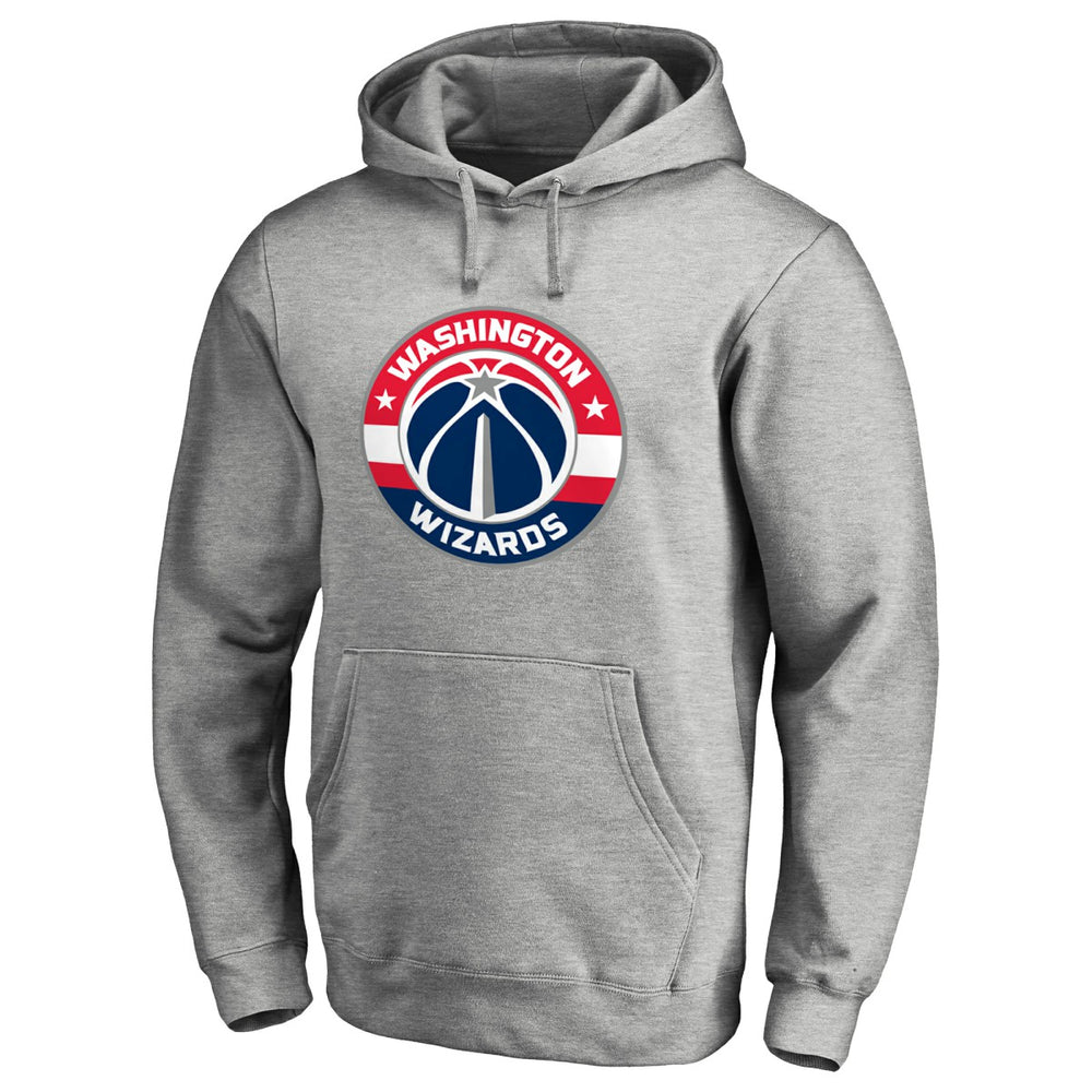 Washington Wizards Primary Logo Pullover Hoodie - Heather Gray for sale