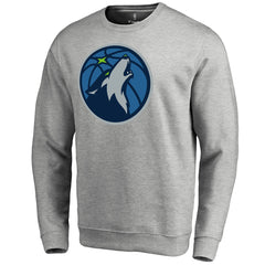 Minnesota Timberwolves Primary Logo Sweatshirt - Heathered Gray sale