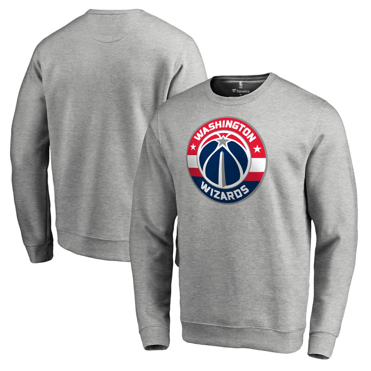 Washington Wizards Primary Logo Sweatshirt - Heathered Gray discount