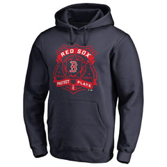 Boston Red Sox Police Badge Pullover Hoodie - Navy