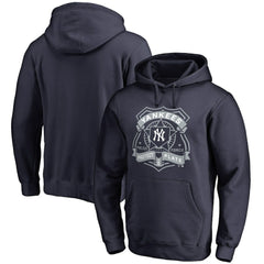 New York Yankees Police Badge Pullover Hoodie - Navy