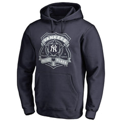 New York Yankees Police Badge Pullover Hoodie - Navy