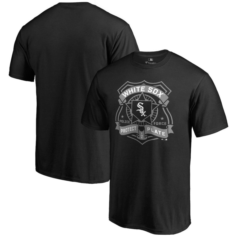 Chicago White Sox Police Badge T-Shirt - Black