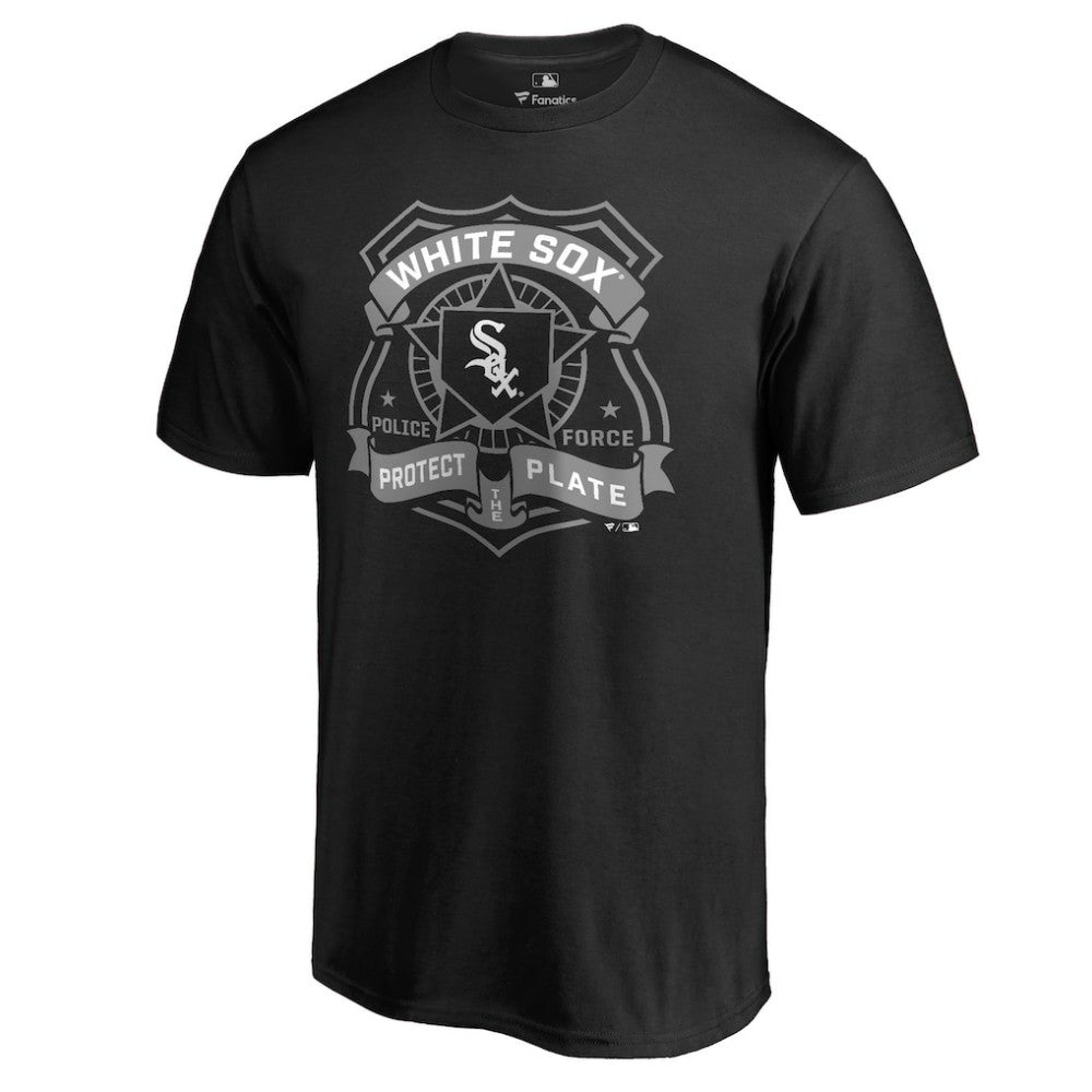 Chicago White Sox Police Badge T-Shirt - Black