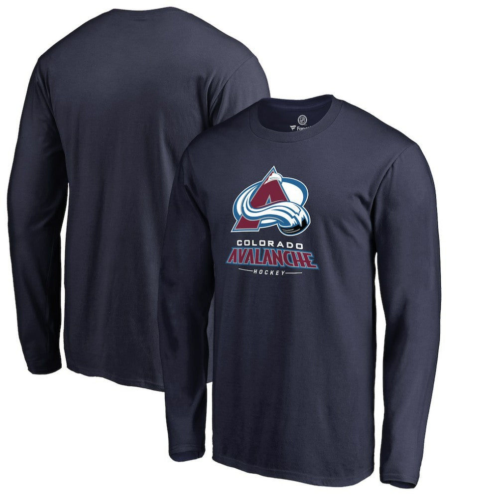Colorado Avalanche Team Lockup Long Sleeve T-Shirt