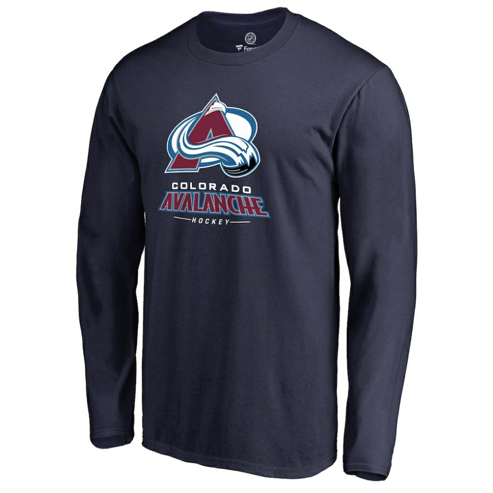 Colorado Avalanche Team Lockup Long Sleeve T-Shirt