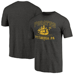 Pittsburgh Pirates High Seas Hometown Tri-Blend T-Shirt - Black